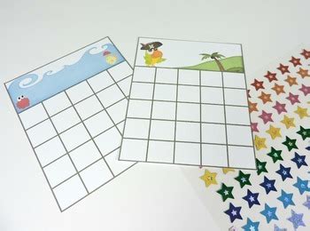 Behavior Sticker Reward Chart Printable Individual Daily Student ...