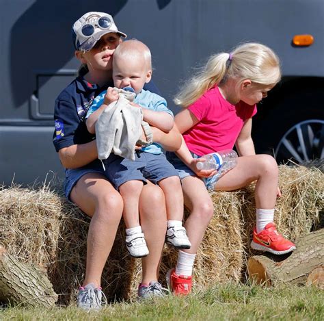 Mike and Zara Tindall dote on their three children on adorable family ...