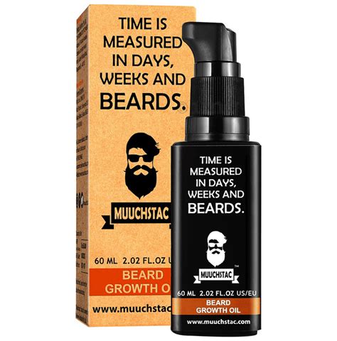 Muuchstac Beard Growth Oil 60ml Each Buy Box Of 1 0 Bottle At Best