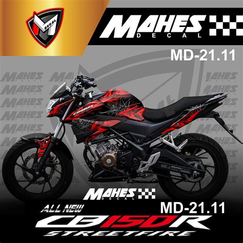 Jual Decal Sticker Striping CB 150R Streetfire Fullbody Dekal Stiker