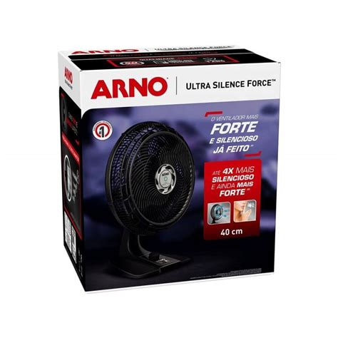 Ventilador De Mesa Arno Ultra Silence Force 40cm 3 Velocidades NovoLare