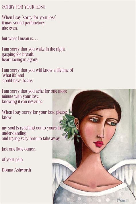 Pin By Pamela Lanza On Donna Ashworth Poems Sorry For Your Loss