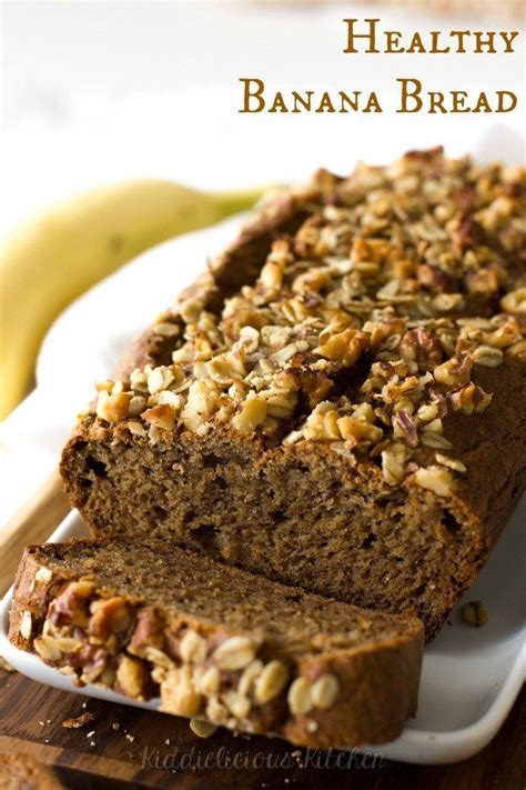 Healthy Banana Bread Without Added Sugar Healthy Banana Bread Sugar Free Recipes Sugar