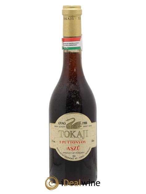 Acheter Tokaji Aszù 5 Puttonyos Disznoko 50 cl 1988 lot 6043