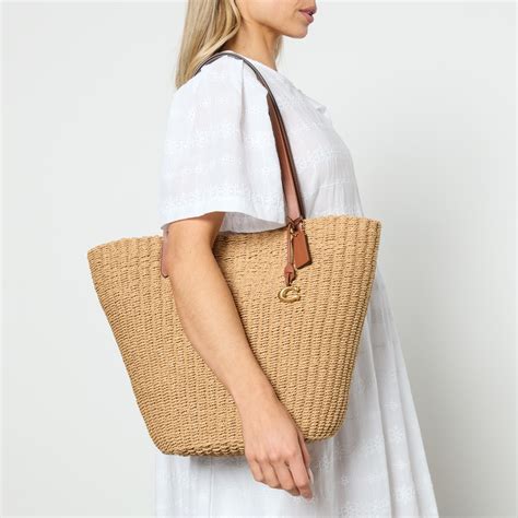 Coach Straw Tote Bag