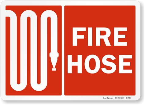 Fire Hose Signs