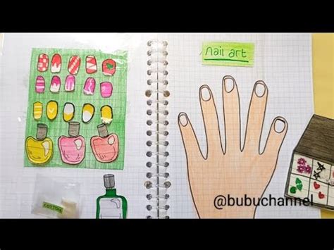 Paperdiy Nail Arts Tutorial Nail Care Asmr Paperplay Youtube