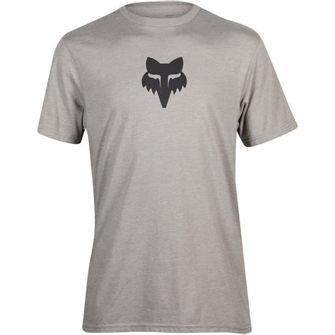 Fox T Shirt Fox Head Heather Graphite Maciag Offroad