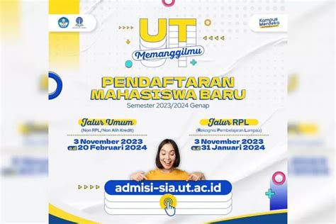 Kapan Pendaftaran Universitas Terbuka Dimulai Ini Jadwal Terbaru