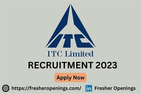 Itc Limited Job Vacancy Off Campus Hiring Drive Apply Now