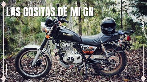 los accesorios de mi Suzuki GN 125 más llamada Dandy YouTube