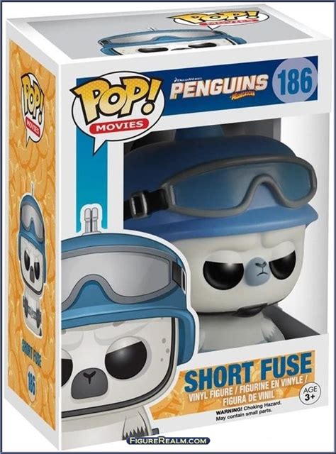 Short Fuse Penguins Of Madagascar Pop Vinyl Figures Funko Action