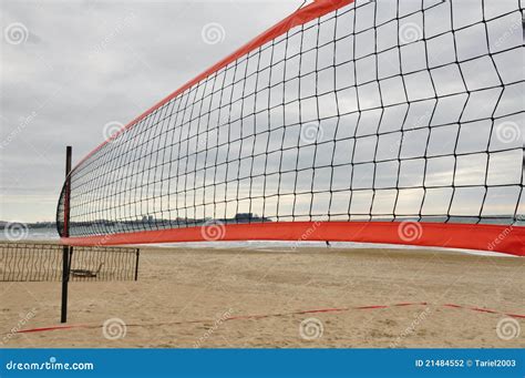 Beach Volley Net Stock Photo Image Of Volley Septembers 21484552