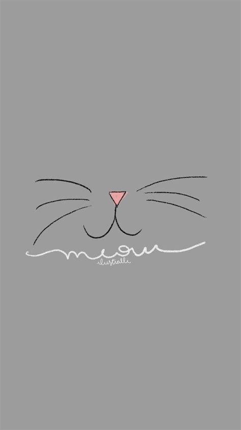 Cute Cat Face Wallpaper