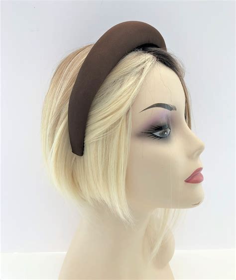 Gorgeous Chocolate Brown Duchesse Satin Deeply Padded Domed Etsy