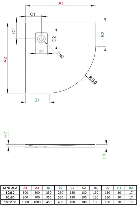 Brodzik Radaway Kyntos A 100X100Cm Antracyt Hka100100 64 Opinie I