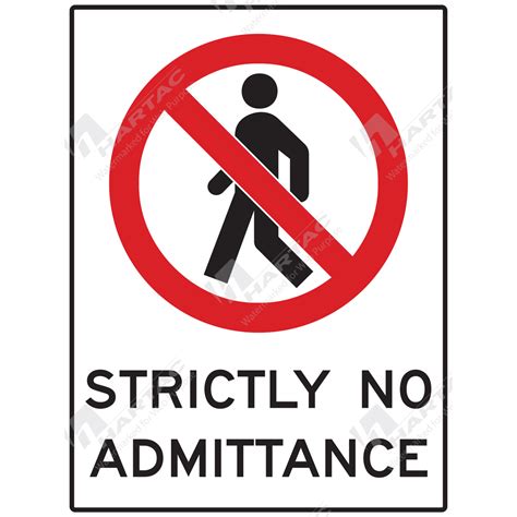 Prohibition Signs And Stickers Hartac Australia