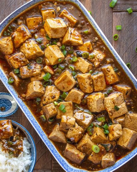 This Vegan Mapo Tofu Is Made With Sichuan Peppercorns Spicy Bean Paste