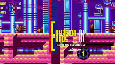 Collision Chaos Zone 1 All Versions Sonic Cd Gameplay Youtube