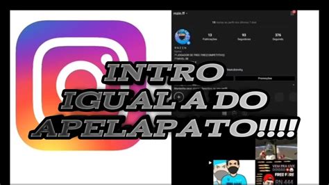 COMO FAZER A INTRO IGUAL A DO APELAPATO YouTube