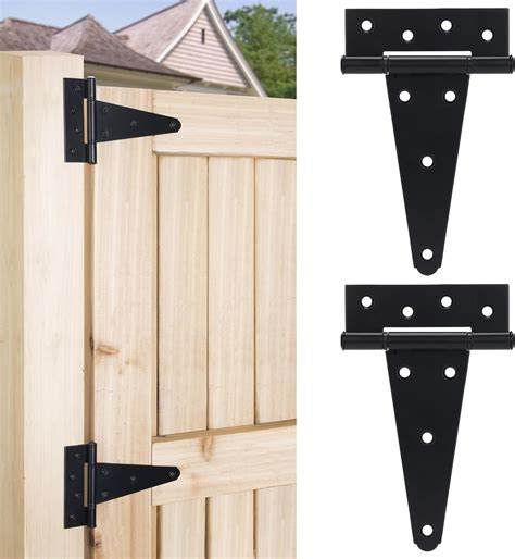 Amazon 6 Inch T Strap Gate Hinges Heavy Duty Shed Barn Door