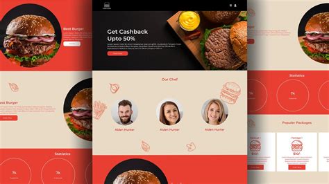 How To Create Restaurant Food Website Html And Css YouTube