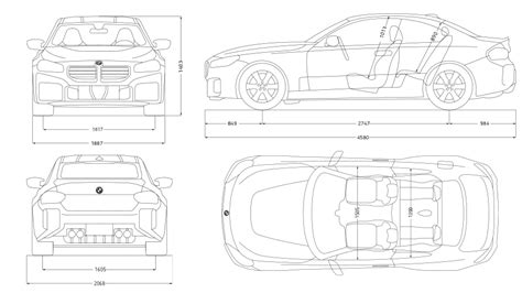 BMW 2 Series Coupé M Automobiles G87 Engines technical data