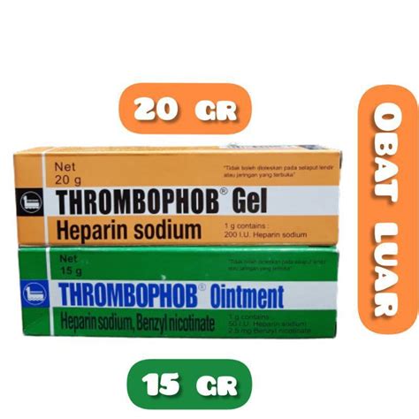 Jual Thrombophob Gel G Thrombophob Ointment G Untuk Mengatasi