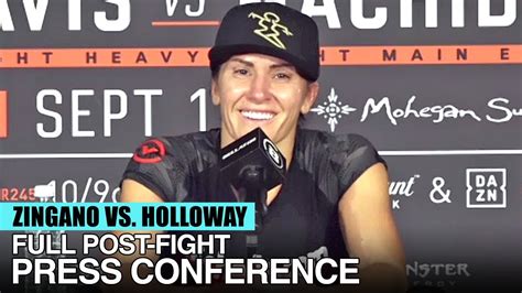 cat zingano reacts  win  gabby holloway full post fight