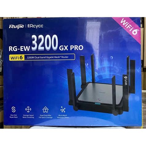 Ruijie Rg Ew3200gx Pro 3200m Wifi 6 Dual Band Gigabit Mesh Router