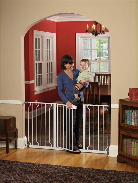 Regalo Inch Extra Widespan Walk Through Baby Gate Includes Inch