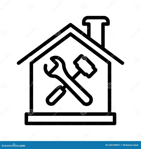 Home Construction Icon Stock Vector Illustration Of Builder 226189601