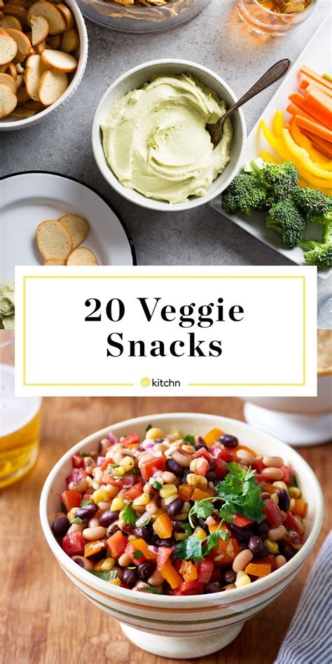 20 Healthy Veggie Snack Recipes