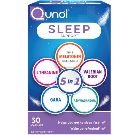 Qunol Sleep Support In Non Habit Forming Sleep Aid Supplement