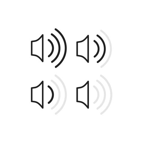 sound icon  flat audio illustration symbol  vector art