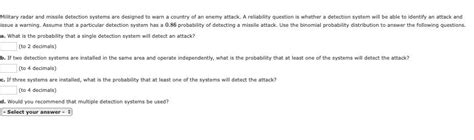 Solved A What Is The Probability That A Single Detection