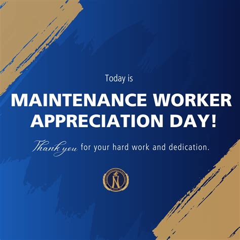 Northside ISD On Twitter Today Is Maintenance Worker Appreciation Day