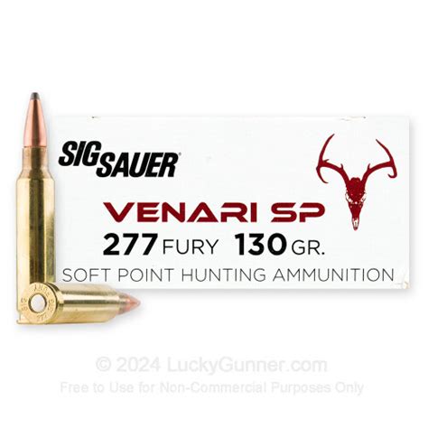 Premium 277 Fury Ammo For Sale 130 Grain Sp Ammunition In Stock By