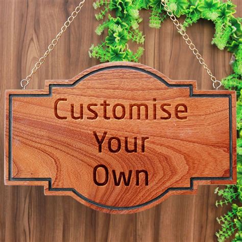 Hanging Wooden Signs | Business Signs | House Signs | Woodgeek Store