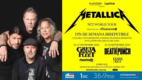 Metallica En Ciudad M Xico Todos Los Detalles The Rock Review