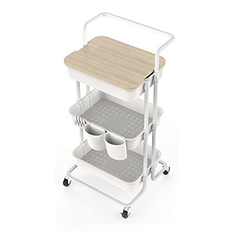 Snagshout Dtk Tier Utility Rolling Cart With Cover Board Rolling