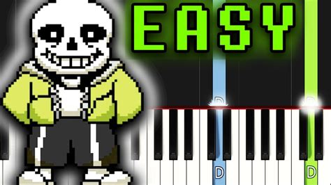 Megalovania Easy Piano Tutorial Undertale Ost Sheets Midi Youtube