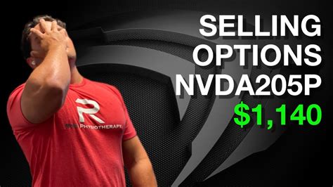 Selling NVDA PUTS Into Earnings YouTube