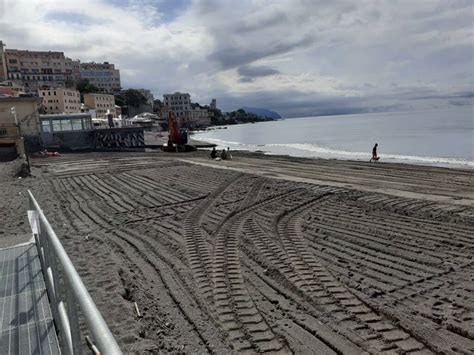 Spiagge Da Voltri A Nervi Partiti I Lavori Di Ripascimento Il Punto