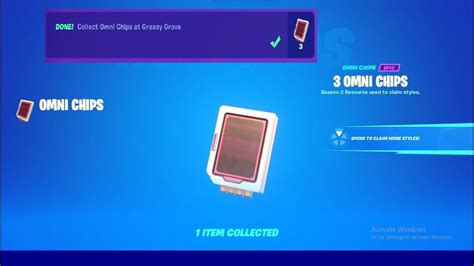 Collect Omni Chips At Greasy Grove 3 All Locations Fortnite Youtube