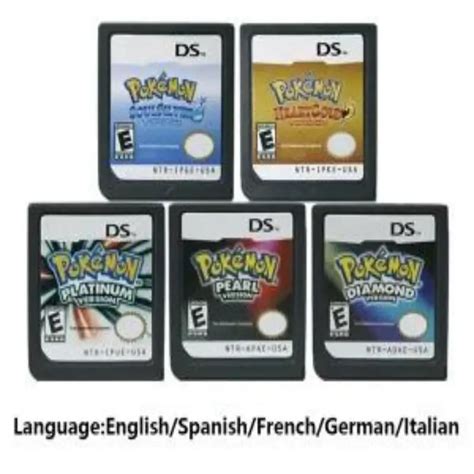 Ds Video Game Cartucho Console Card Pokemon Series Platina P Rola