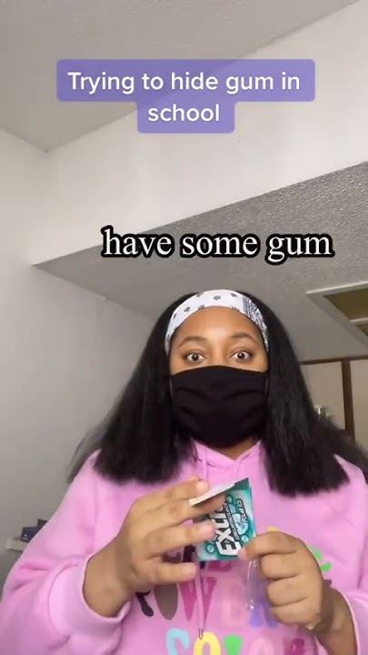 Trying To Hide Gum In School Youtube