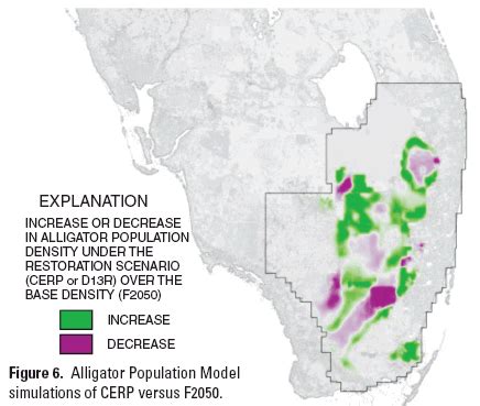 Florida Alligator Population Density Map