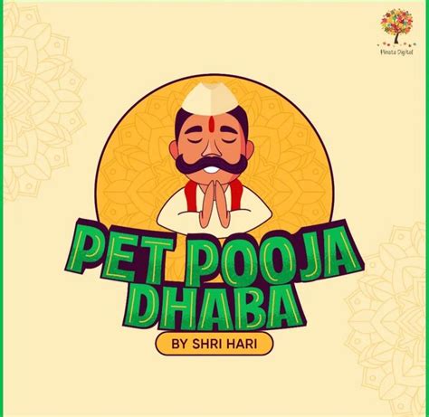 Indian Dhaba Logo Design Portrait Based Illustration Logo Logo