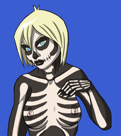 Skeleton Paint By CoffinNail Hentai Foundry